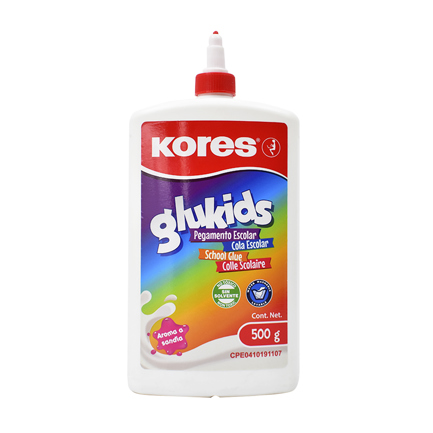 [756206] PEGAMENTO LIQUIDO KORES BLANCO GLUKIDS 500GRS