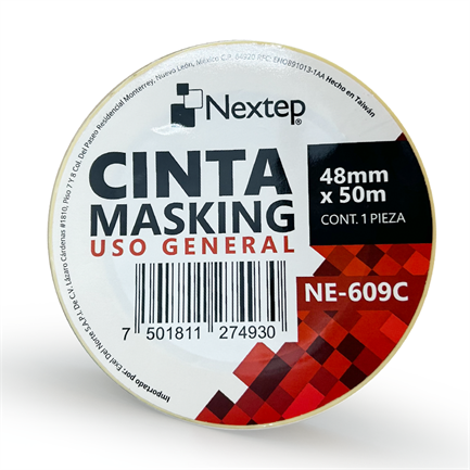 [NE-609C] Cinta Masking Nextep Uso General 48mm x 50mts