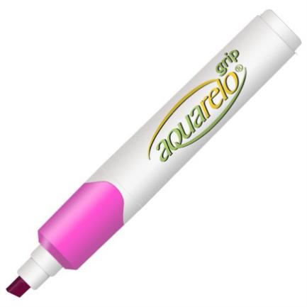 [2200RS] Marcador Aquarelo Grip Color Rosa C/12 Pzas
