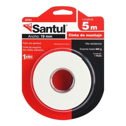[SAN-CIN-5701] Cinta para montaje santul 5 m.