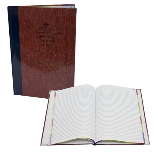[EST-CUA-FLORETE] LIBRO FLORETE DE 96 HOJAS RAYADO FRAN LIBRO DE CONTABILIDAD PARA CIERRES FISCA