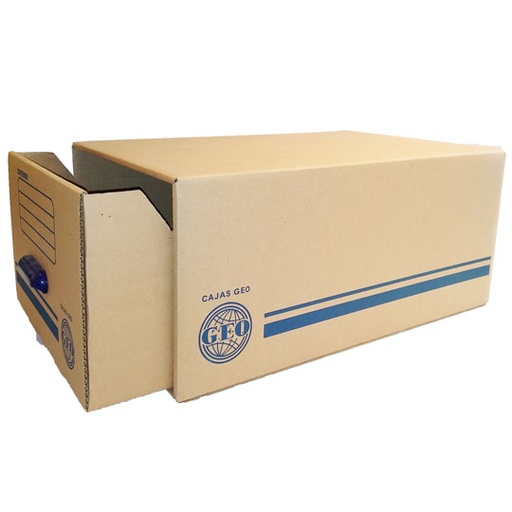 [ETPAPE0006731] Caja de archivo GEO kraft con refuerzos gaveta deslizable