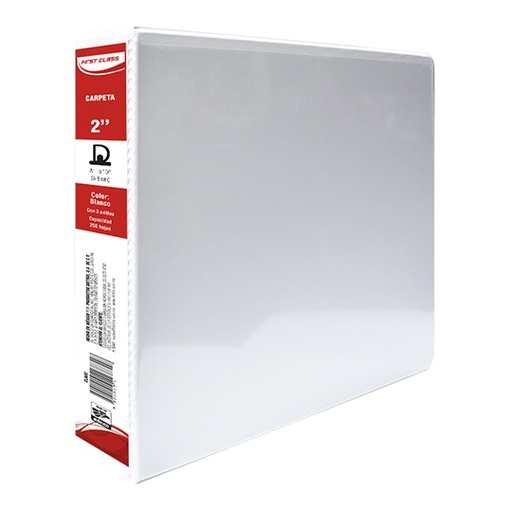 [DIE-CAR-6344] Carpeta Carta Dietrix 2 In Herraje o Blanca con Ventana
