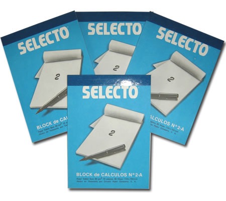 [PPC0471] Block Carta de raya 80 hojas Selecto