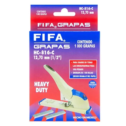[HC-816-C] Grapa Fifa Pilot HC-816-C Alto Carbon P/80 Hojas  1/2