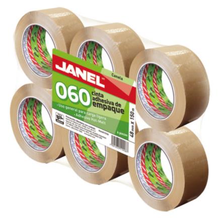 [664815700] Cinta Janel Empaque Canela .048X150MTS Paq C/6