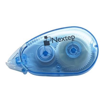 [NE-068P] Dispensador De Cinta Adhesiva Doble Cara Nextep 6mm x 8m c/6 Piezas