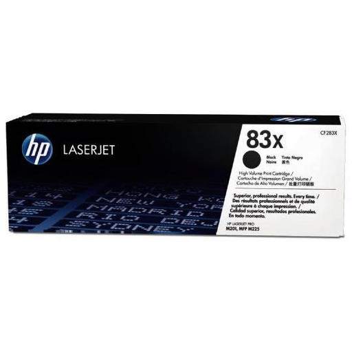 [HP-TO-CF283X] Cartucho de tóner negro HP 83x.