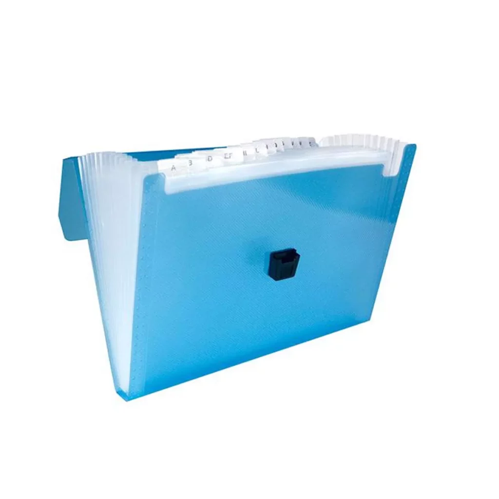 [60090091] ARCHIVO EXPANDIBLE CARTA 12 DIV C/BROCHE F148 PASTEL