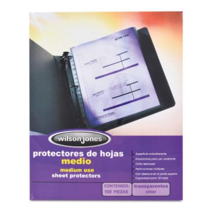 [P0572] Mica Acco Protectora P0572 Carta Transparente c/100 Pzas