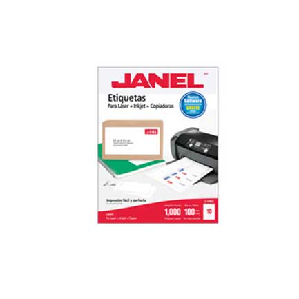 [1085163101] ETIQUETA JANEL LASER J-5163 51X102 MM C/250