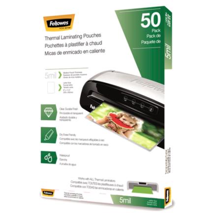 [5204002] Mica Térmica Fellowes Tamaño Carta 5 Milésimas C/50 piezas
