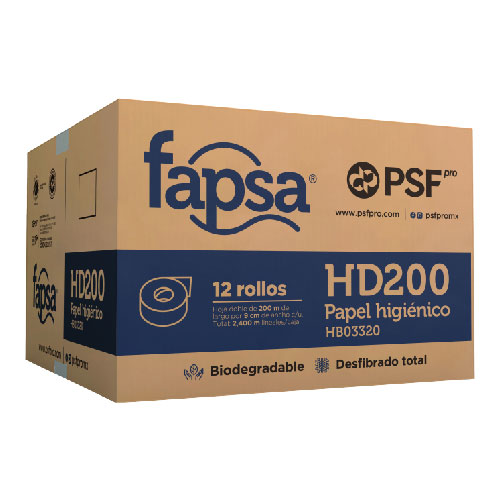 [PSAN-1863-00] Papel higiénico Fapsa HB03320 12 rollos PSF Pro