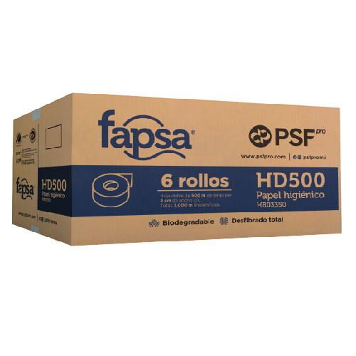 [PSAN-1863-07] Papel higiénico Fapsa HB03350 6 rollos PSF Pro