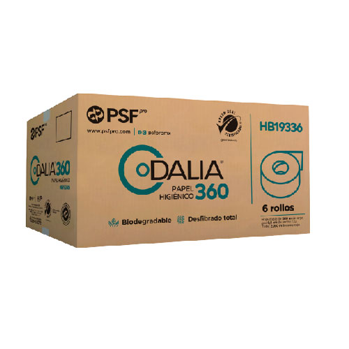 [PSAN-1865-02] Papel higiénico Dalia 360 (HB19336) 6 rollos PSF Pro