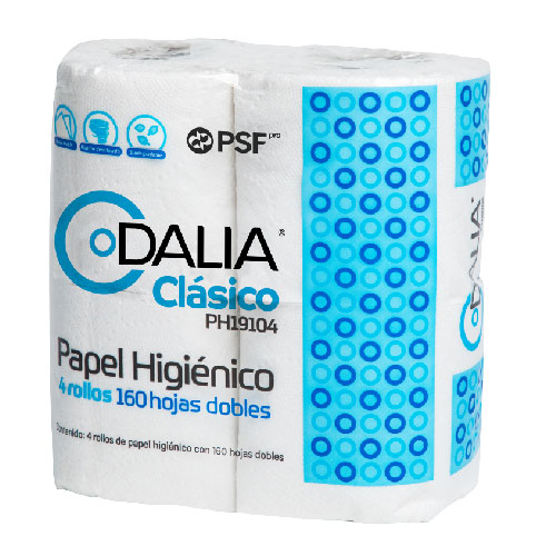 [PSAN-1866-05] Papel higiénico Dalia PH19104 – 4 rollos PSF Pro