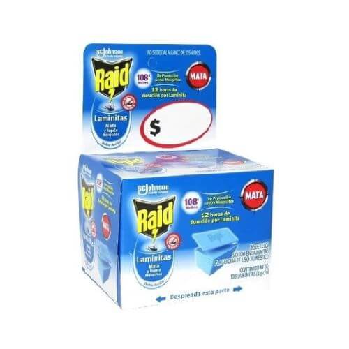 [RAI-0390-04] Repuestos Raid laminitas SCJ 108 Pzs
