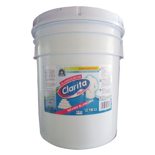 [ARD-1700-11] Cubeta de blanqueador Clarita Plus Ardeli 18 lt
