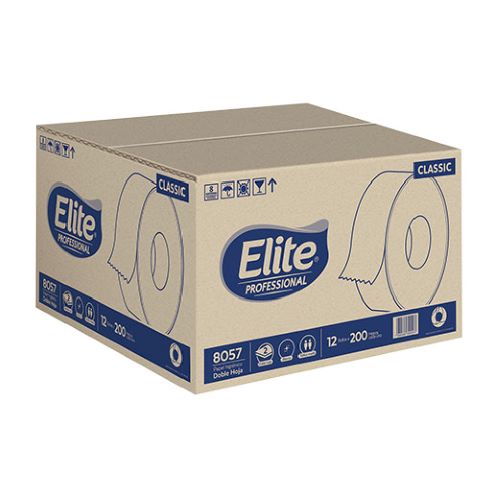 [ELI-8000-0] Papel higiénico Elite (8057) 12 rollos