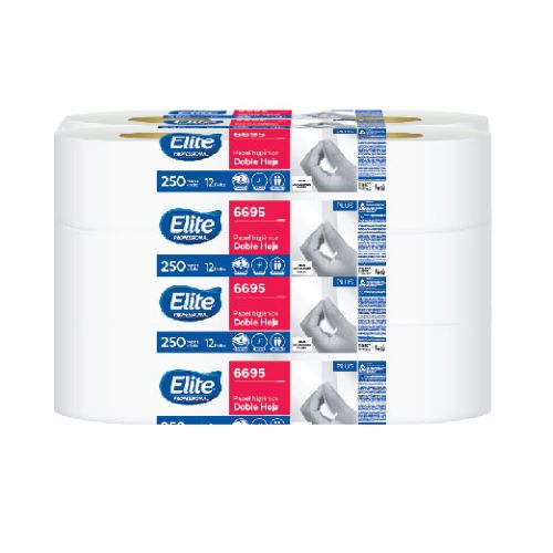 [ELI-8000-04] Papel higiénico Elite (6695) 12 rollos