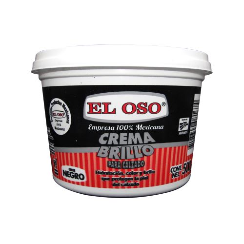 [OSO-0002-20] Crema brillo negra El Oso