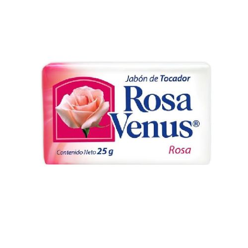 [JAB-0001-00] Jabón de tocador Rosa Venus rosa de 25 gr con 240 piezas
