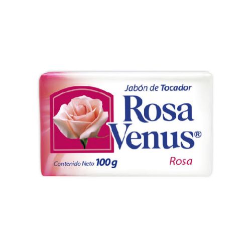 [JAB-0001-04] Jabón de tocador Rosa Venus rosa de 100 gr con 60 piezas