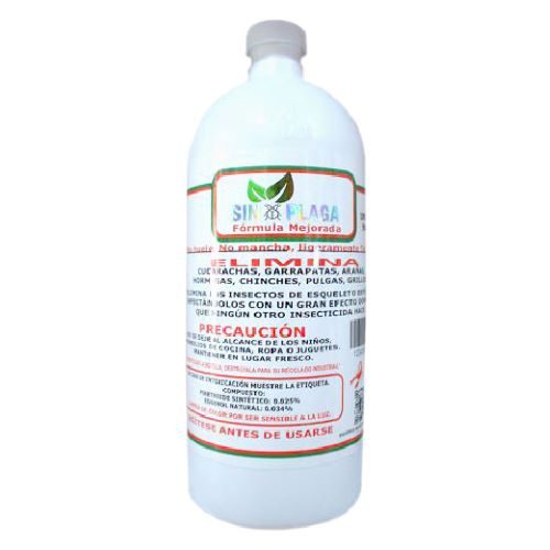 [INS-0671-03] Insecticida natural Sin Plaga con tapa de 900 ml