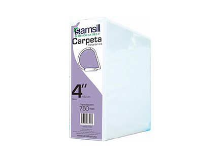 [16797] Carpeta Vinil Samsill "D" Blanca 4" P/750 Hjs C/10