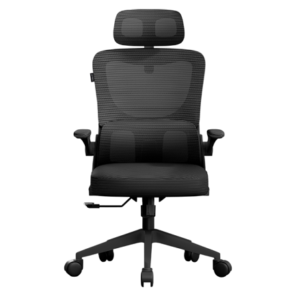 [AC-943314] Silla de Oficina Acteck Flux Prime EC636HR/Soporta 100kg Inclinación 120/Reposabrazos 90/Negro -Malla Negra