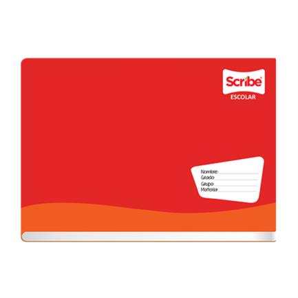 [6132] Cuaderno Italiano Escolar Grapado Scribe C5 Cuadro Chico 100 Hojas