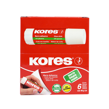 [124029] Lapiz adhesivo  Kores 40 GR C/6