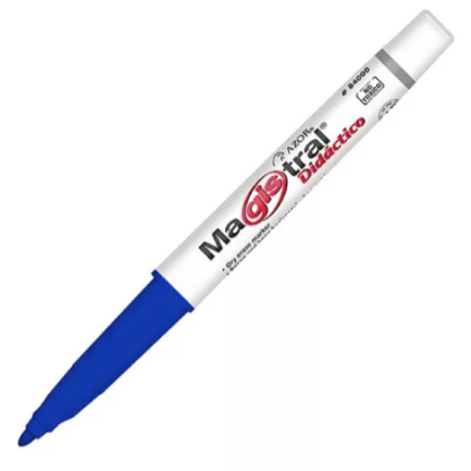 [84003] Marcador Magistral Didactico Punto Fino Azul C/12 Pzas