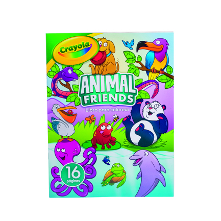 [6958160002] Libro para Colorear Crayola Animal Friends 16 pg