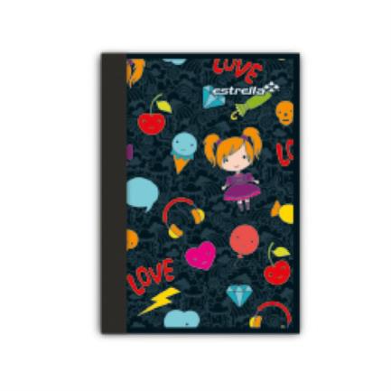 [0326] LIBRETA ESTRELLA NOTAS 1/8 #5 RAYA 100 HOJAS