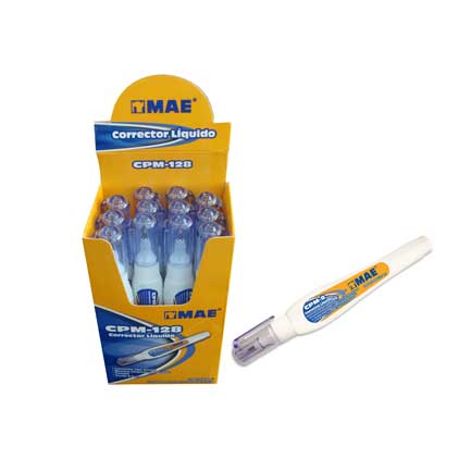 [CPM-128] CORRECTOR MAE TIPO PLUMA 8 ML C/12