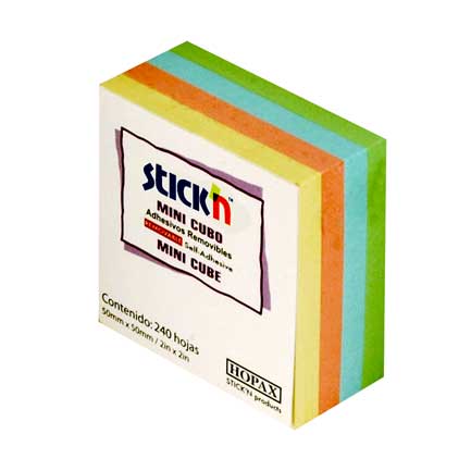 [21204] MINI CUBO MAE PASTEL 4 COLORES 240 HJS 2X2"