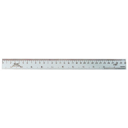 [RG012] Regla Baco Flexible 30cm Transparente C/25