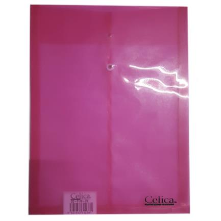 [CO-F118-PK] SOBRE P/DOCUMENTOS CELICA T/CARTA C/HILO ROSA C/12 PIEZAS