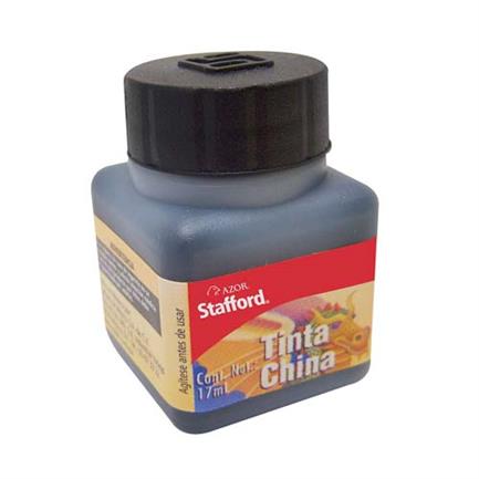 [CAC2000] Tinta China Stafford Negro 17Ml C/10 Frascos