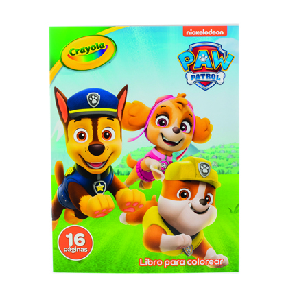 [040616LP00] Libro para Colorear Crayola Paw Patrol 16 pg