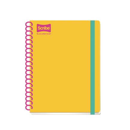 [9490] Cuaderno Scribe Book Raya espiral sencillo pasta dura 200 hojas