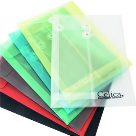 [CO-F119SOE] Sobre P/Documentos Celica Oficio C/Hilo Color Naranja C/12 Pzas