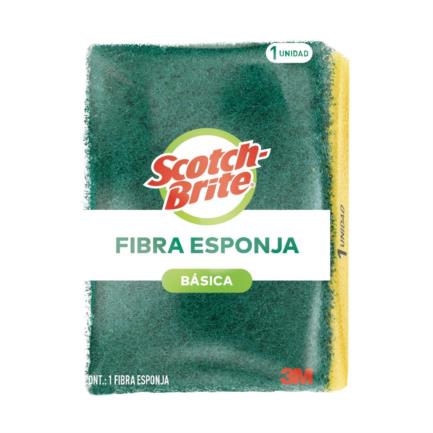 [UU004637128] Mi Fibra Esponja 3M Scotch Brite Mediana Paq C/12