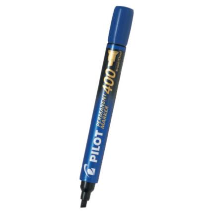 [44116] Marcador Permanente Pilot SA400 Cincel Color Azul Caja C/12 Pzas