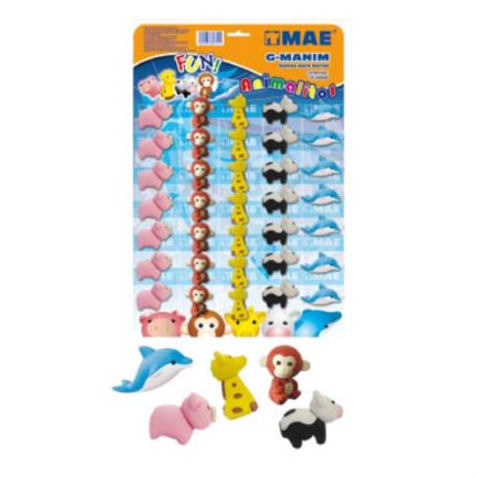 [G-MANIM] Borrador Mae G-Manim Forma Animalitos Set 35 Pzas