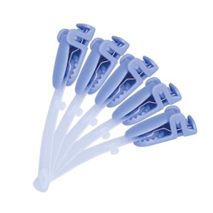 [CO-CL301-BE] Porta Gafete Celica Caiman de Plastico C/10 piezas Color Azul