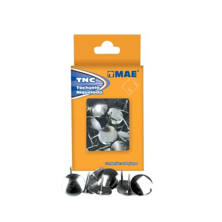 [TNC] TACHUELA MAE NIQUELADA C/100 PIEZAS