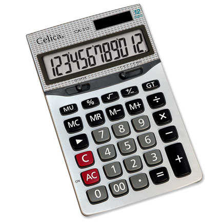 [CA-313] Calculadora Celica semi escritorio 12 digitos