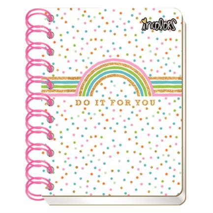 [510] Cuaderno Scribe Pocket Incolors Raya Espiral Doble 80 hojas